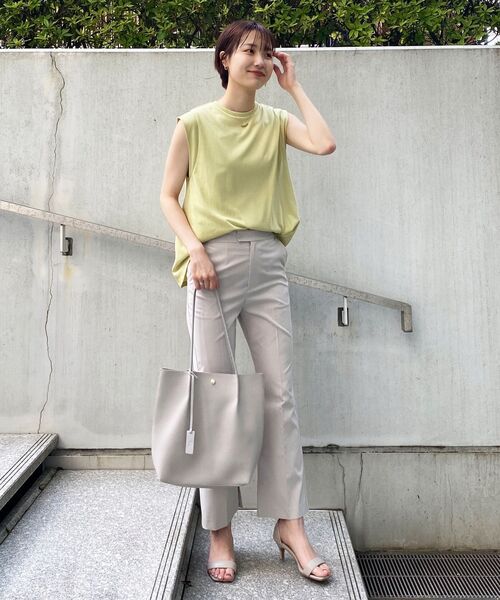 OPAQUE.CLIP(オペークドットクリップ)の「◆Aラインフレンチスリーブカットソー【WEB限定カラー・サイズ】(Tシャツ/カットソー・レディース・ブラック/ブラウン系その他5/ホワイト系/黄緑系・40/38/42/36)」の19枚目の写真