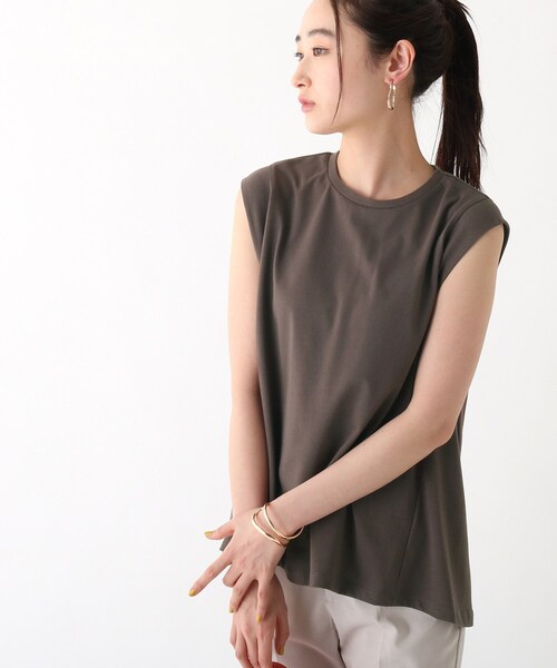 OPAQUE.CLIP(オペークドットクリップ)の「◆Aラインフレンチスリーブカットソー【WEB限定カラー・サイズ】(Tシャツ/カットソー・レディース・ブラック/ブラウン系その他5/ホワイト系/黄緑系・40/38/42/36)」の22枚目の写真