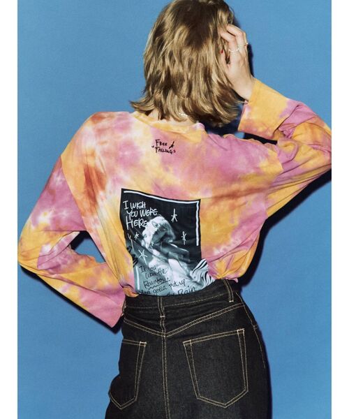 jouetie(ジュエティ)の「フォトグラフィティ ロンT(Tシャツ/カットソー・レディース・オフホワイト/オレンジ/ネイビー・MEDIUM)」の15枚目の写真