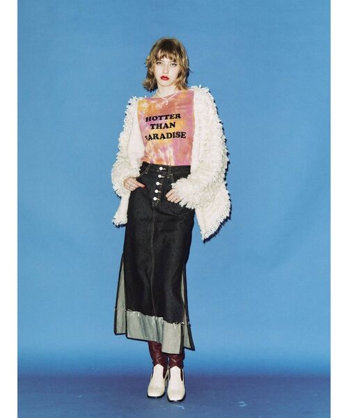 jouetie(ジュエティ)の「フォトグラフィティ ロンT(Tシャツ/カットソー・レディース・オフホワイト/オレンジ/ネイビー・MEDIUM)」の21枚目の写真