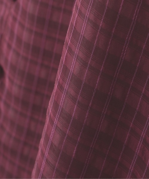 PROPORTION BODY DRESSING(プロポーションボディドレッシング)の「<E>シアーチェックマーメイドワンピース / 1212247700(ワンピース・レディース・ベージュ/ボルドー・SMALL/MEDIUM)」の18枚目の写真