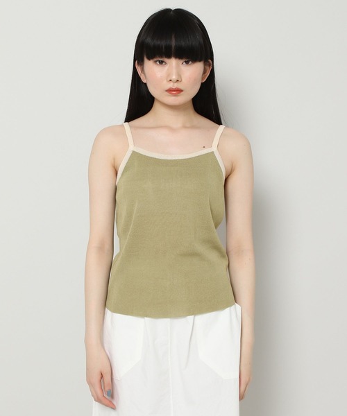 ALAND（エーランド）の「3.3Field Trip／SLEEVELESS TOP　2285624（キャミソール・レディース・ブラック/カーキ/アイボリー・FREE）」の9枚目の写真