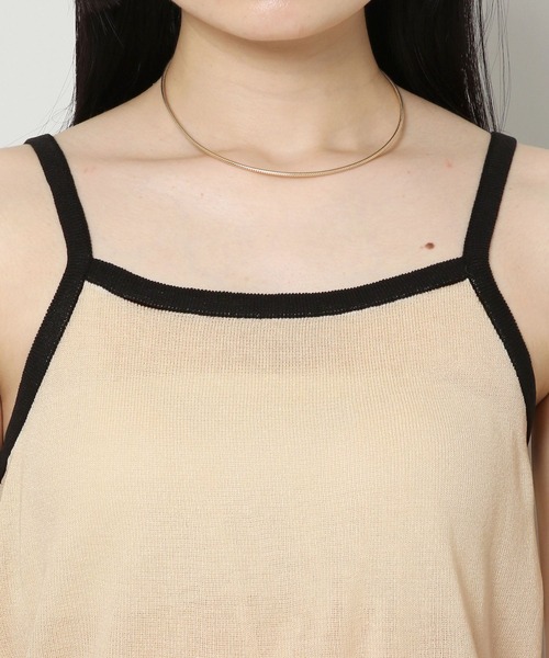ALAND（エーランド）の「3.3Field Trip／SLEEVELESS TOP　2285624（キャミソール・レディース・ブラック/カーキ/アイボリー・FREE）」の16枚目の写真