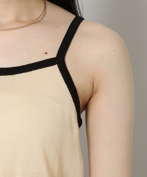 ALAND（エーランド）の「3.3Field Trip／SLEEVELESS TOP　2285624（キャミソール・レディース・ブラック/カーキ/アイボリー・FREE）」の17枚目の写真