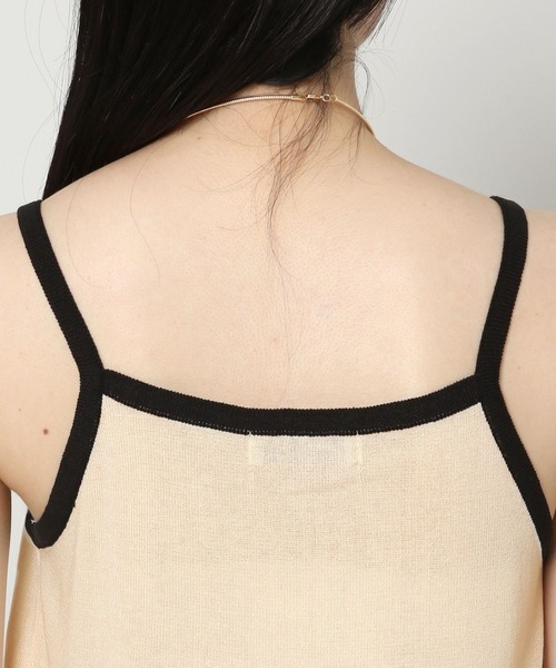 ALAND（エーランド）の「3.3Field Trip／SLEEVELESS TOP　2285624（キャミソール・レディース・ブラック/カーキ/アイボリー・FREE）」の19枚目の写真