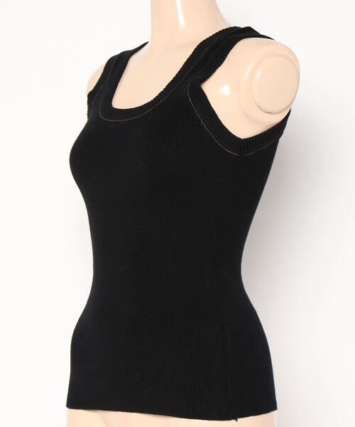 THEATRE PRODUCTS(シアタープロダクツ)の「ニットタンクトップ(タンクトップ・レディース・ブルー/ブラック/ホワイト・FREE)」の18枚目の写真