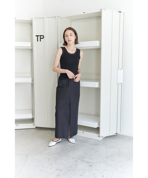 THEATRE PRODUCTS(シアタープロダクツ)の「ニットタンクトップ(タンクトップ・レディース・ブルー/ブラック/ホワイト・FREE)」の20枚目の写真