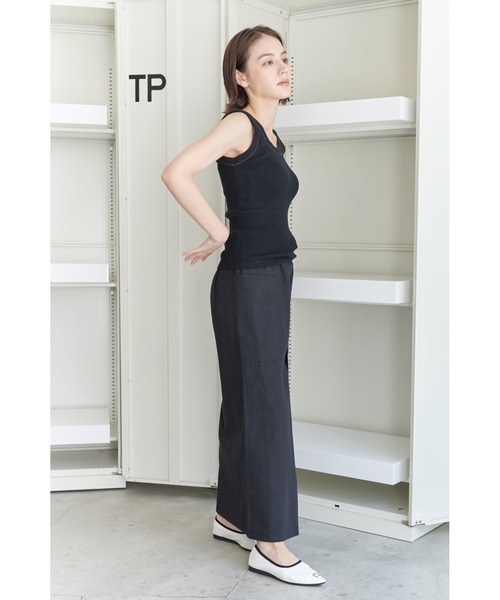 THEATRE PRODUCTS(シアタープロダクツ)の「ニットタンクトップ(タンクトップ・レディース・ブルー/ブラック/ホワイト・FREE)」の6枚目の写真