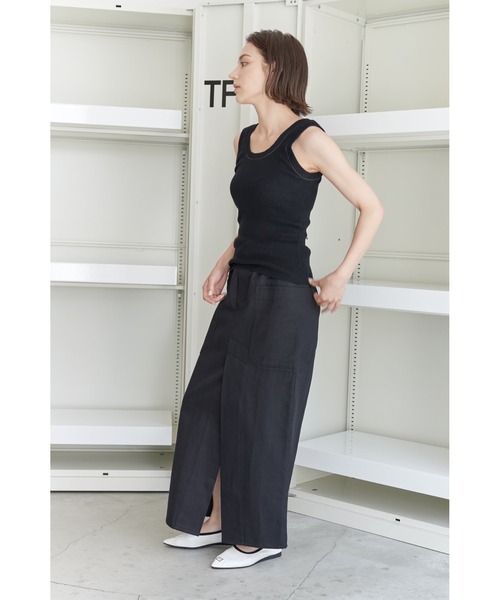 THEATRE PRODUCTS(シアタープロダクツ)の「ニットタンクトップ(タンクトップ・レディース・ブルー/ブラック/ホワイト・FREE)」の12枚目の写真