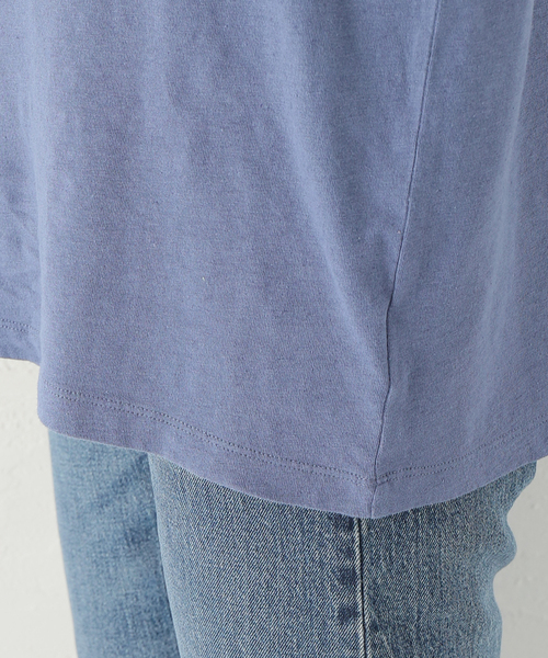 JOURNAL STANDARD（ジャーナルスタンダード）の「エンブロイダリーロゴTシャツ（Tシャツ/カットソー・レディース・ホワイト/ネイビー・FREE）」の16枚目の写真