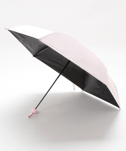 CLEA（クレア）の「【ケース付き】晴雨兼用 UVカット 折りたたみミニ傘（折りたたみ傘・レディース・ブラック/ピンク/ミント/パープル/ベージュ/ブルー・FREE）」の12枚目の写真