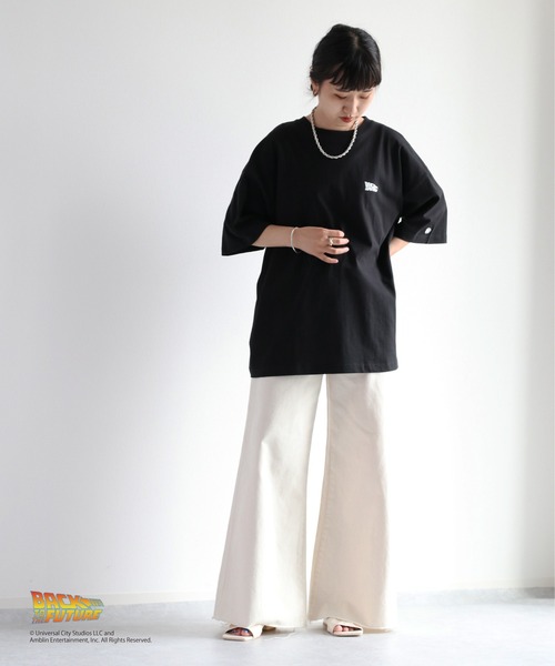 DISCUS（ディスカス）の「DISCUS『BACK TO THE FUTURE』バックプリントTシャツ（Tシャツ/カットソー・レディース・ブラック/ホワイト・M）」の11枚目の写真