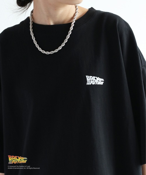 DISCUS（ディスカス）の「DISCUS『BACK TO THE FUTURE』バックプリントTシャツ（Tシャツ/カットソー・レディース・ブラック/ホワイト・M）」の18枚目の写真
