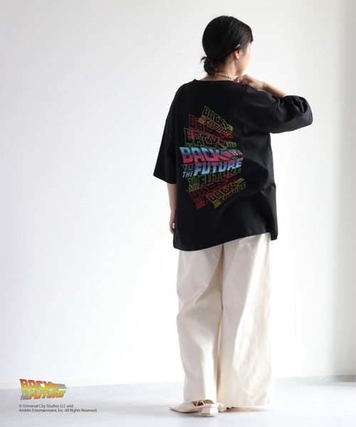 DISCUS（ディスカス）の「DISCUS『BACK TO THE FUTURE』バックプリントTシャツ（Tシャツ/カットソー・レディース・ブラック/ホワイト・M）」の15枚目の写真