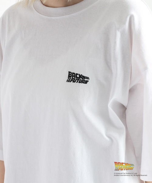 DISCUS（ディスカス）の「DISCUS『BACK TO THE FUTURE』バックプリントTシャツ（Tシャツ/カットソー・レディース・ブラック/ホワイト・M）」の10枚目の写真