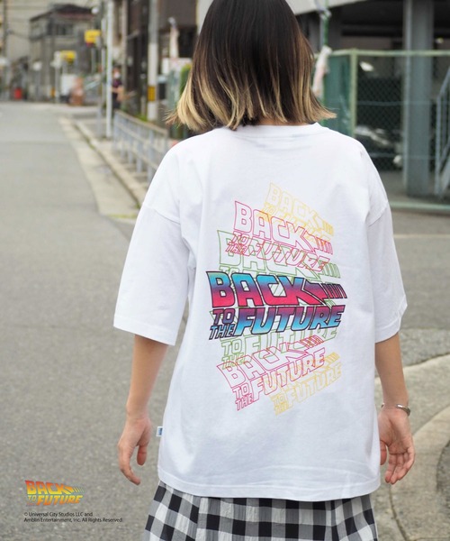 DISCUS（ディスカス）の「DISCUS『BACK TO THE FUTURE』バックプリントTシャツ（Tシャツ/カットソー・レディース・ブラック/ホワイト・M）」の16枚目の写真