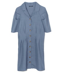 one way | BIGカラーリネンライクワンピース(ワンピース)