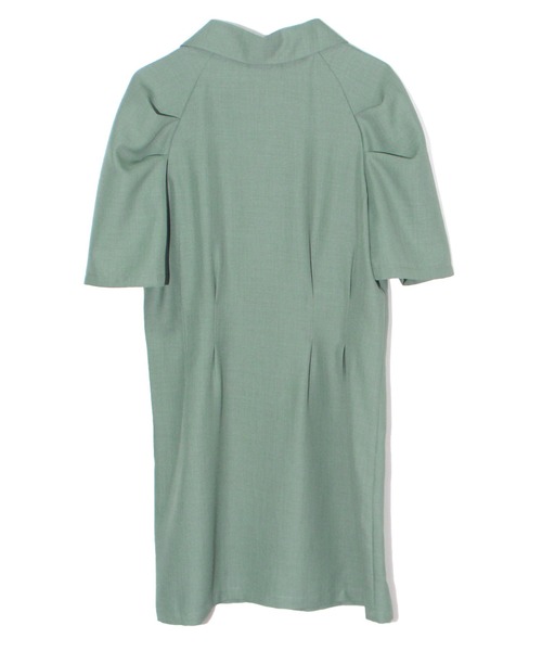 one way（ワンウェイ）の「BIGカラーリネンライクワンピース（ワンピース・レディース・ライトブルー/ブラック/ライトグリーン・FREE）」の7枚目の写真