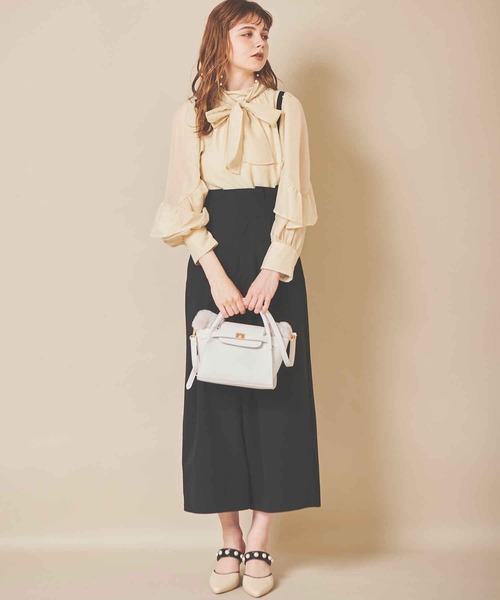 31 Sons de mode(トランテアン ソン ドゥ モード)の「パールミュールサンダル(サンダル・レディース・ブラック/クリーム/ピンク・L/S/M)」の18枚目の写真