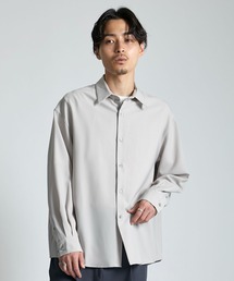 ADAPT LONG SLEEVE SHIRTS/アダプトウールオーバーサイズシャツ