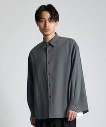 ADAPT LONG SLEEVE SHIRTS/アダプトウールオーバーサイズシャツ