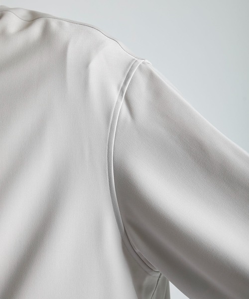 city（シティ）の「ADAPT LONG SLEEVE SHIRTS/アダプトウールオーバーサイズシャツ（シャツ/ブラウス・メンズ・ダークグレー/ライトグレー/ブラック・1/2/3）」の16枚目の写真