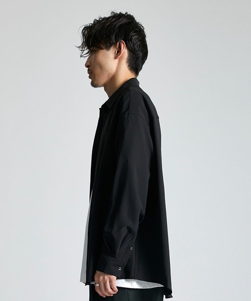 福袋 大丸 ADAPT LONG SHIRTS/アダプトウールオーバーサイズシャツ SLEEVE トップス