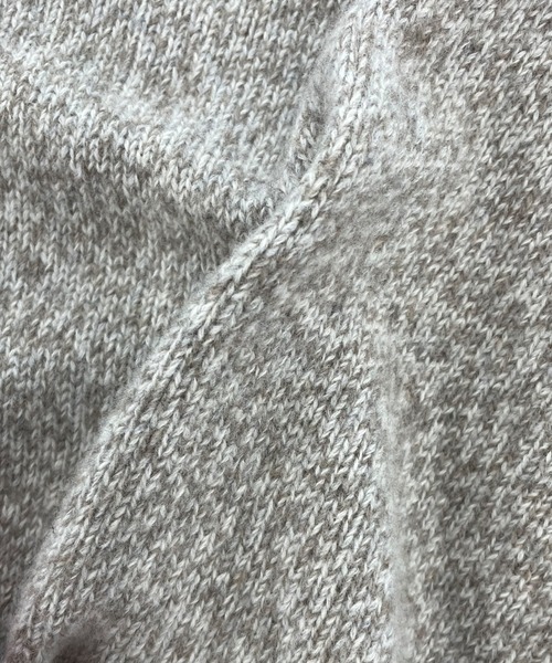 INED（イネド）の「ニュアンス杢カラーカーディガン 軽めの羽織り やわらかい肌触り 程よい厚み（カーディガン/ボレロ・レディース・イエロー/ブラウン/グレー・9号）」の6枚目の写真