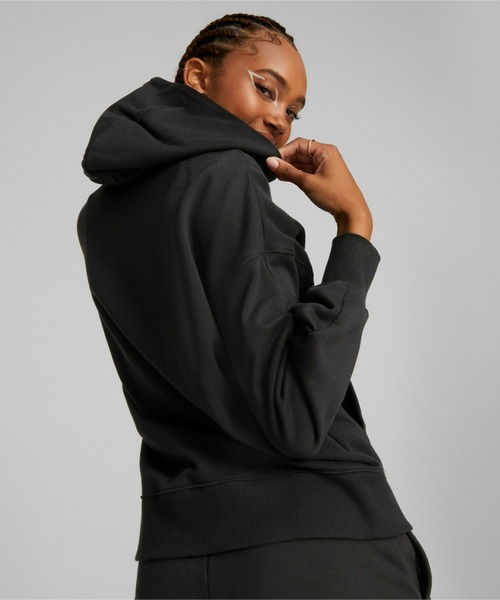 PUMA(プーマ)の「PUMA プーマ ウィメンズ CLASSICS オーバーサイズ フーディー(スウェット・レディース・ライトグレー/ブラック/グリーン/ローズ/ダークグリーン/タン・SMALL/MEDIUM/LARGE/X-SMALL)」の8枚目の写真