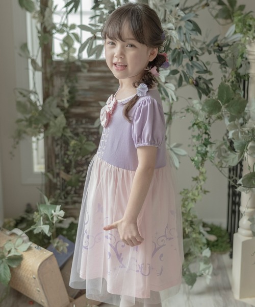 Catherine Cottage（キャサリンコテージ）の「なりきりプリンセスワンピース（ワンピース・キッズ・ネイビー/サックスブルー/ライラック・90/100/110/120/130）」の21枚目の写真