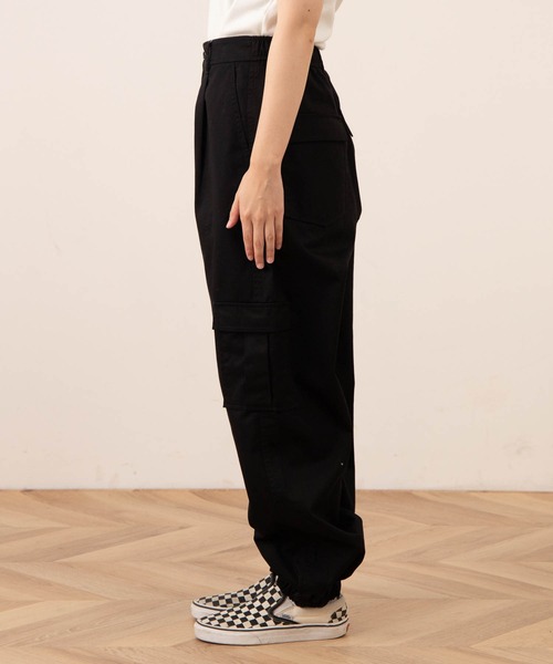 WEGO（ウィゴー）の「WEGO/ワイドカーゴパンツ（カーゴパンツ・レディース・ホワイト/ブラック/その他1/カーキ・FREE）」の22枚目の写真