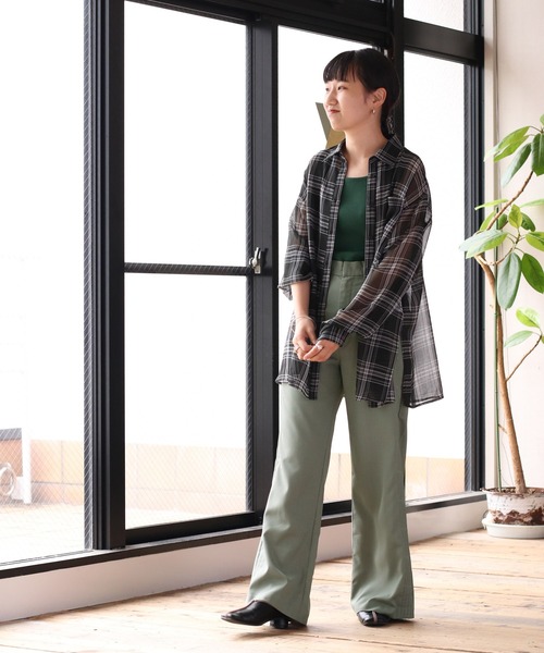 cepo(セポ)の「ソウバリニットタンクトップ 2(タンクトップ・レディース・ブラック/オフホワイト/グリーン/オレンジ・M)」の8枚目の写真