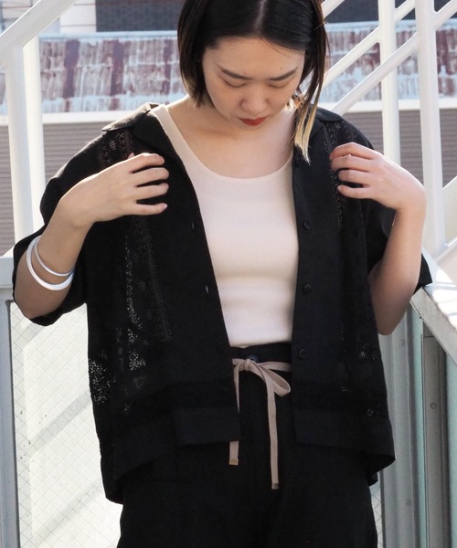 cepo(セポ)の「ソウバリニットタンクトップ 2(タンクトップ・レディース・ブラック/オフホワイト/グリーン/オレンジ・M)」の10枚目の写真