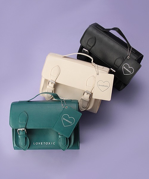 LOVETOXIC（ラブトキシック）の「サッチェル合皮リュック（バックパック/リュック・キッズ・オフホワイト/グリーン/ブラック・FREE）」の21枚目の写真