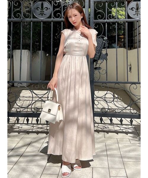 RESEXXY(リゼクシー)の「【WEB限定】ピンタックフレアワンピース(ドレス・レディース・ブラウン/ブルー/アイボリー/その他1・FREE)」の9枚目の写真