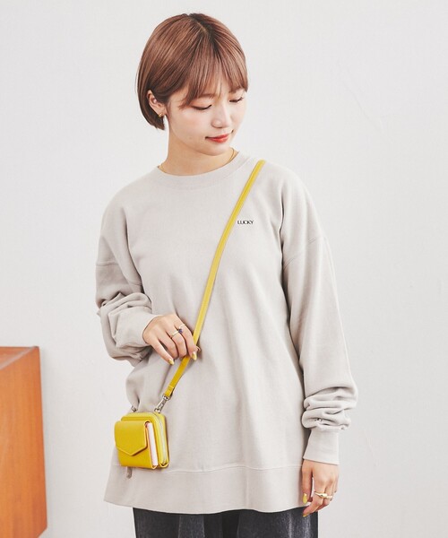 coen（コーエン）の「ウォレットショルダーバッグ（財布・レディース・ブラック/ピンク/イエロー/ケリー・FREE）」の5枚目の写真