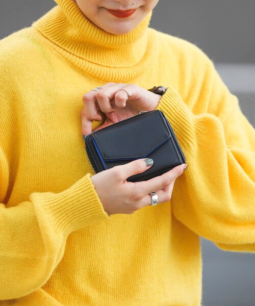 coen（コーエン）の「ウォレットショルダーバッグ（財布・レディース・ブラック/ピンク/イエロー/ケリー・FREE）」の11枚目の写真