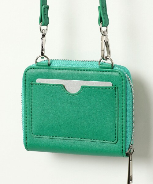 coen（コーエン）の「ウォレットショルダーバッグ（財布・レディース・ブラック/ピンク/イエロー/ケリー・FREE）」の14枚目の写真