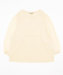 Samansa Mos2 | 袖レース切替カットソー(Tシャツ/カットソー)