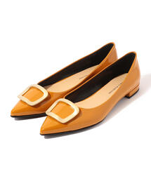 TOMORROWLAND  | FABIO RUSCONI バックル ポンテッドフラットシューズ(パンプス)