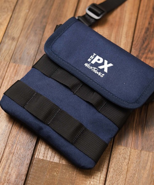 WILD THINGS(ワイルドシングス)の「【THE PX by WILDTHINGS】Device Holder M(ショルダーバッグ・メンズ・ネイビー/グレー/ブラック・FREE)」の4枚目の写真