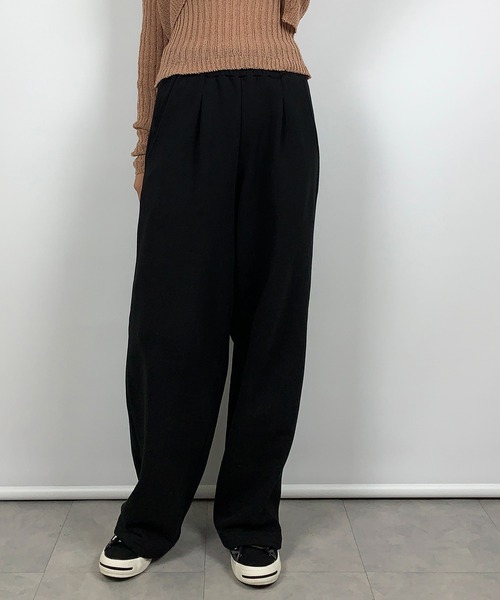 me+em select（ミームセレクト）の「リラックススウェットジョガーパンツ（スウェットパンツ・レディース・オートミール/ネイビー/ブラック/グレー/ブルー/グリーン/レッド/ライトブルー・MEDIUM/SMALL）」の11枚目の写真