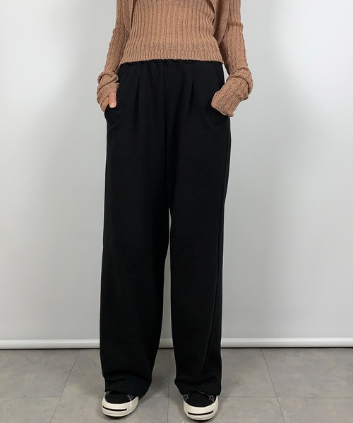 me+em select（ミームセレクト）の「リラックススウェットジョガーパンツ（スウェットパンツ・レディース・オートミール/ネイビー/ブラック/グレー/ブルー/グリーン/レッド/ライトブルー・MEDIUM/SMALL）」の12枚目の写真