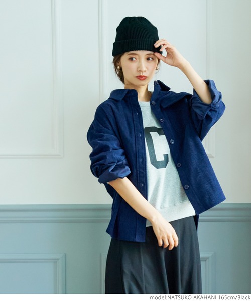 coca(coca)(コカ)の「軽量ニット帽(ニットキャップ/ビーニー・レディース・ブラック/ブラウン・ONE SIZE)」の6枚目の写真