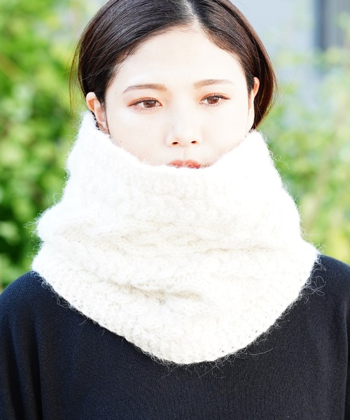 ANN DEMEULEMEESTER ネックウォーマー　スヌード Ann demeulemeester カシミヤ 男女 スヌード ネックウォーマー ウール