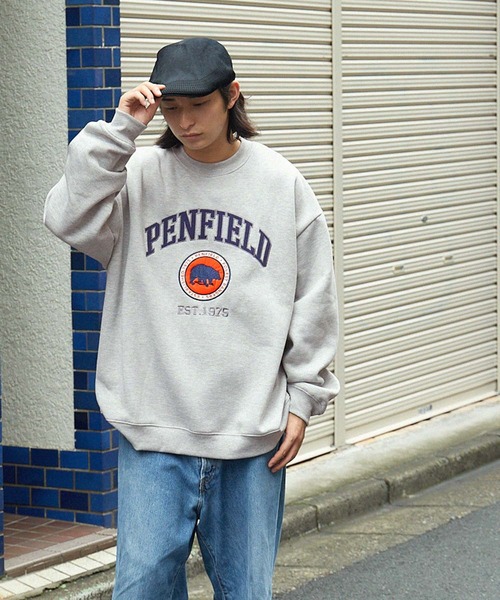 ガレージブランド　ワッペン フィールドスタイル2020 PENFIELD/ペンフィールド 別注 カレッジアーチロゴワッペン/ツイル刺繍