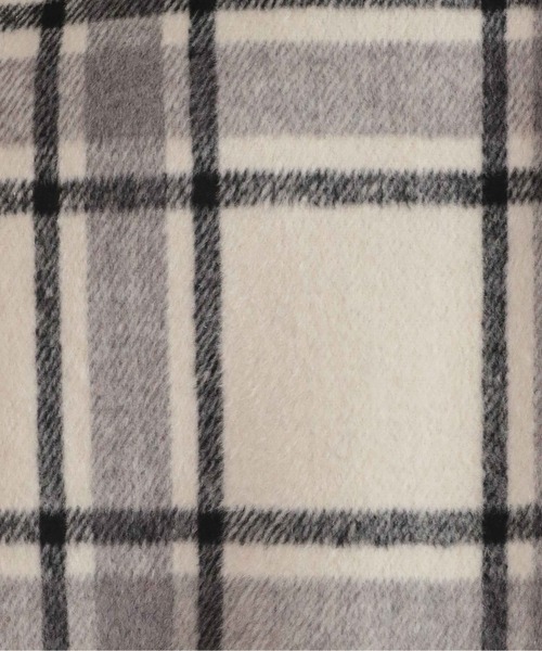 mysty woman（ミスティウーマン）の「無地チェックチェスターコート 347098（チェスターコート・レディース・ブラック/ベージュ/ホワイト系その他/ブラック系その他・FREE）」の21枚目の写真