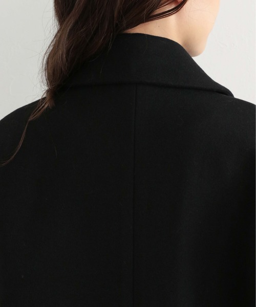 mysty woman（ミスティウーマン）の「無地チェックチェスターコート 347098（チェスターコート・レディース・ブラック/ベージュ/ホワイト系その他/ブラック系その他・FREE）」の12枚目の写真