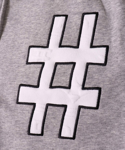 LUXE/R(ラグジュ)の「(RM)【ユニセックス】【LUXE/R】モノグラム ビッグ ロゴ ワッペン ジョガーパンツ(スウェットパンツ・メンズ・ブラック/グレー/ホワイト・LARGE/MEDIUM)」の7枚目の写真