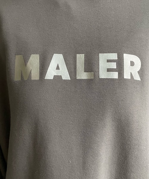 DouDou(ドゥドゥ)の「MALER ハクプリントスウェット(スウェット・レディース・グレー/オフホワイト/モカ・FREE)」の8枚目の写真